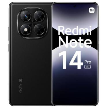 Imagem de Redmi Note 14 Pro 5G 8 GB RAM 256 GB Preto Versão Global - Xiaomi, 256