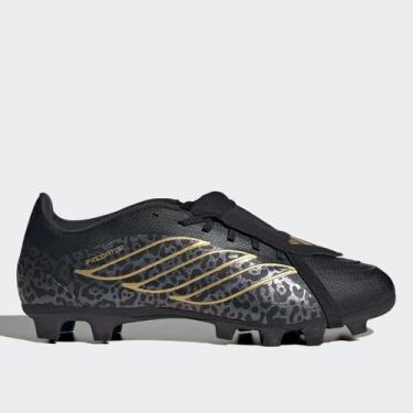 Imagem de Chuteira Campo Adidas Predator Club LIN Kaka, Preto, Dourado, 43