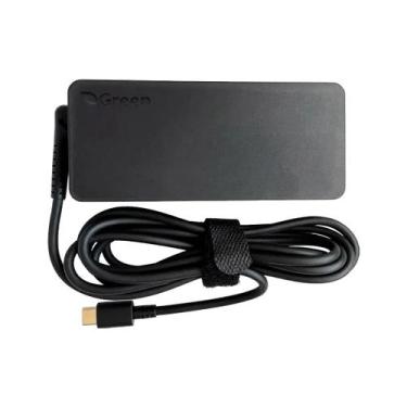 Imagem de Fonte Carregador Note Tipo C - 65w compativel Dell HP Lenovo - GREEN