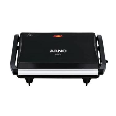 Imagem de Grill Panini 127V Preto Arno Compacto SW3318B2, Preto, 110V