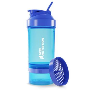 Imagem de Coqueteleira 3 Partes - 500ml Azul - NewNutrition