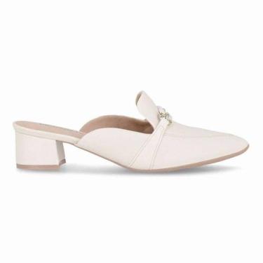 Imagem de Tamanco Piccadilly Mule - Feminino - Off white, 36