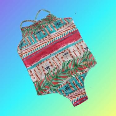 Imagem de Maiô Infantil Estampado - Sol e Água, Estampado, Branco, 08
