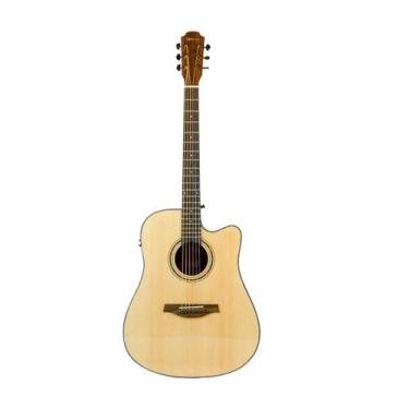 Imagem de Violão Folk Eletroacústico BENSON GD100CE Aço Natural Satin