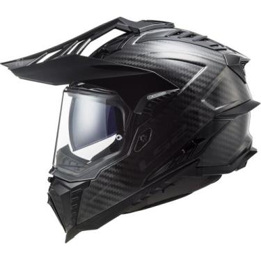 Imagem de Capacete Ls2 Explorer C MX701 Solid Carbon Preto, 56