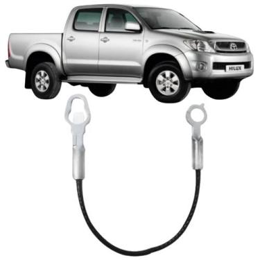 Imagem de Cabo Aço Tampa Traseira Caçamba Hilux Pitbull 2005 a 2015 - Auto Quali