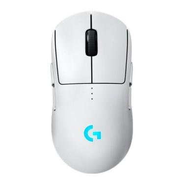 Imagem de Mouse gamer sem fio logitech g pro 2 lightspeed rgb branco 910-007301