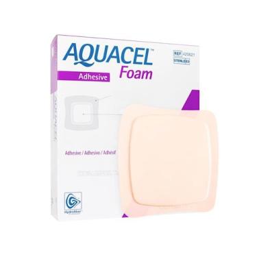 Imagem de Curativo aquacel ag foam adesivo 10 x 10  caixa (c/10 unds) 420681 - c