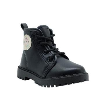 Imagem de Bota Infantil De Bebê Menina Do 18 ao 25 Molekinha 2126525, Preto, 20