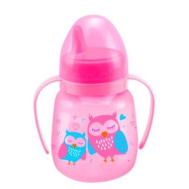 Imagem de Copo de Treinamento com Alça Rosa 6106 240ml - Petita