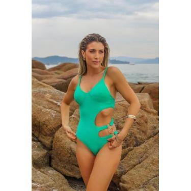 Imagem de MAIÔ Body  COM RECORTES E TRABALHADO EM ARGOLAS LATERAIS - Dalla pelle