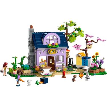 Imagem de Kit de Construção Lego Friends Casa do Apicultor e Jardim de Flores 42669 com 1161 Peças Lego