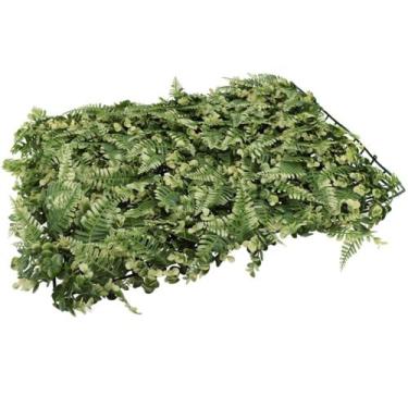 Imagem de Placa Jardim Vertical Samambaia Mista Luxo 40x60 Cm Proteção Uv  Retar