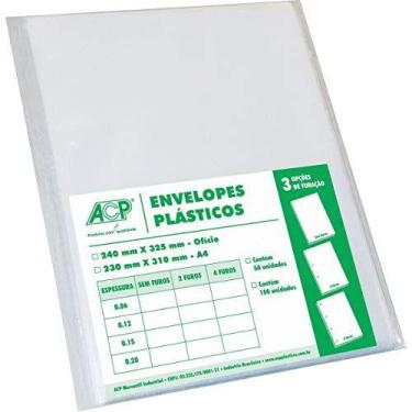 Imagem de Envelope Plastico Sem Furo Oficio Medio 0,10Mm - ACP