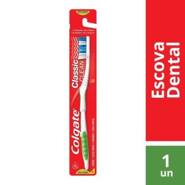 Imagem de Escova Dental Colgate Classic Clean 1 unidade suave/macia, Verde