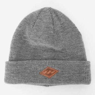 Imagem de Gorro Billabong Leather Diamond WT26 Cinza Mescla, Único, Cinza claro