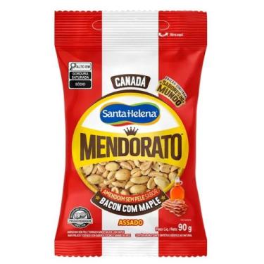 Imagem de Amendoim sem Pele Santa Helena Mendorato Canadá Bacon com Maple 90g