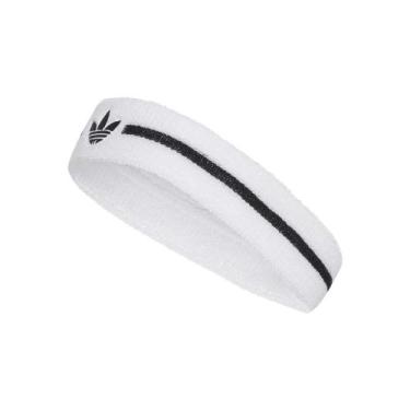 Imagem de Faixa de Cabeça Adidas Tennis Headband Cor:Branco, Branco