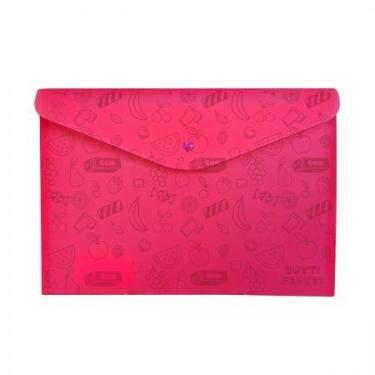 Imagem de Envelope plástico com botão A4 Aromas Tutti Frutti 0015.06 - Dello