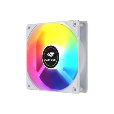 Imagem de Cooler 120mm com led argb c3tech f9-l260wh branco