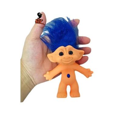 Imagem de Bonecos Troll Vintage Cromáticos Nostálgicos Para Decoração De Mesa E 