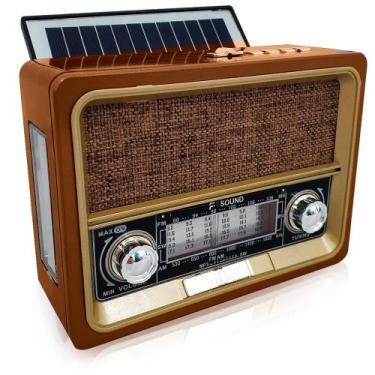 Imagem de Rádio Portátil Solar F Sound, 8 Faixas, FS-103BT, USB - FSOUND