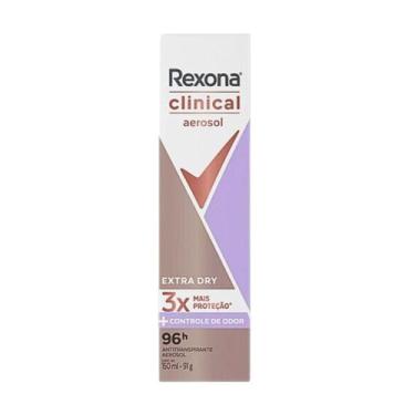 Imagem de Antitranspirante Rexona Clinical Aerosol Extra Dry 96h 150ml