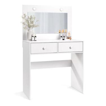 Imagem de Penteadeira Camarim Maia sem Banqueta - Luapa Móveis, Branco
