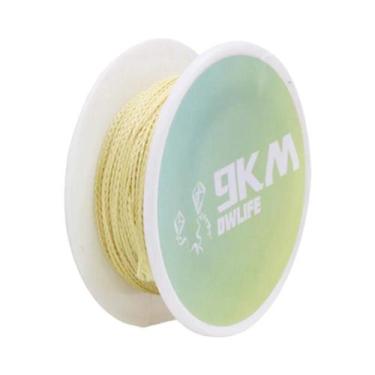 Imagem de Linha De Pesca Trançada De Kevlar Amarela 9KM, Alta Resistência À Traç