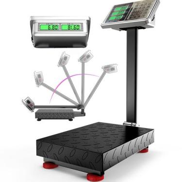 Imagem de Balança de plataforma industrial CXWAWSZ 300 kg com visor dobrável
