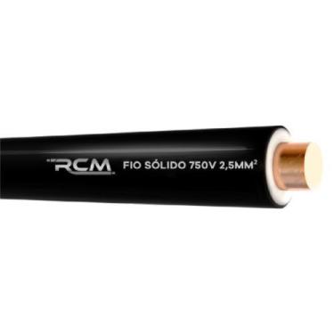 Imagem de Fio Sólido 2,5 Mm Preto 750 V - Rcm