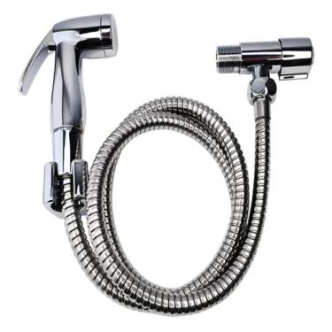 Imagem de Ducha Higiênica BFH1256 Mangueira Flexível Acabamento Cromado 100CM Inox Bestfer