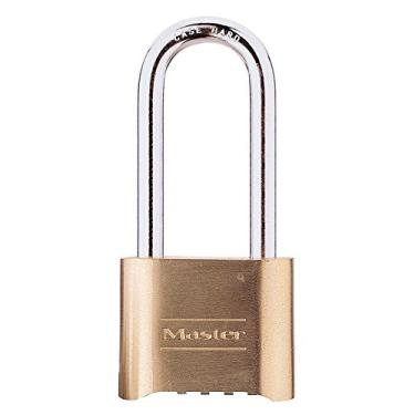 Imagem de Master Lock Cadeado de latão com combinação redefinível de largura 175LH, nº 175 (pacote com 12 peças)