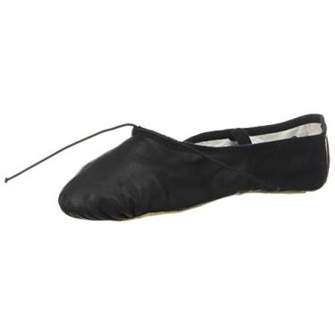 Imagem de Bloch Dance Women's Dansoft Full Sole Leather Ballet Slipper/Shoe, Black, 5 A US