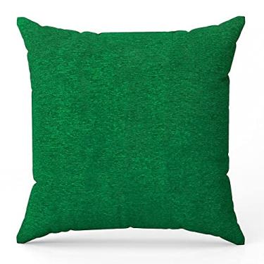 Imagem de Capa de almofada Jacquard liso verde 45 x 45