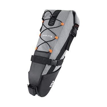 Imagem de Bolsa de de, bolsa de à d'água, rack traseiro, liberação rápida, bolsa de de, bolsa de