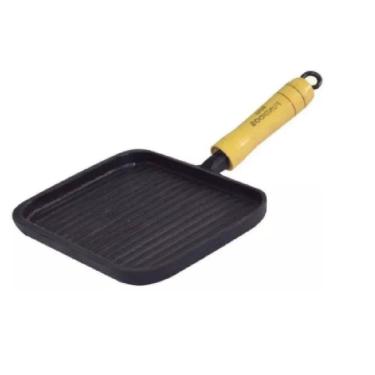 Imagem de Bifeteira De Ferro Fundido Frisada - Medidas 25x17cm