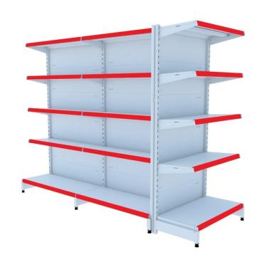 Imagem de Gondola Centro 170 Amapa Flex Kit 2 Metros 1 Ponta Branco PE