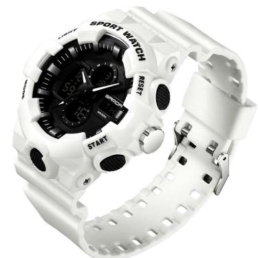 Imagem de  Relógio Masculino Digital SANDA Tela LED Relógio de Pulso Esportivo Militar A Prova D`água 