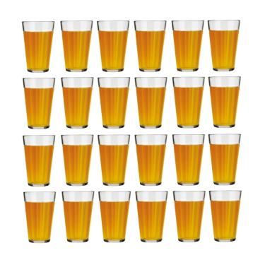 Imagem de Jogo 24 Copo Americano Vidro Long Drink 450ml Cristal Nadir