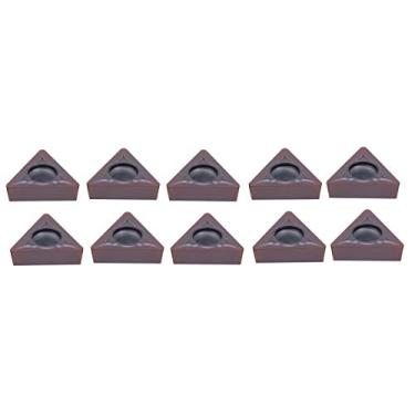 Imagem de Lâmina de torno CNC, lâmina giratória de torno, 10 peças TCMT16T308 economiza tempo fornecimento industrial para corte de metal