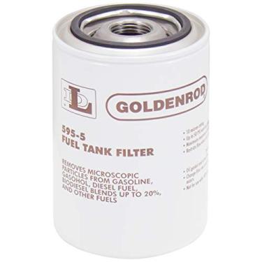 Imagem de Dutton-Lainson Company – Filtro de combustível giratório GOLDENROD (595-5) – Recipiente universal de substituição do filtro de combustível – Filtragem padrão de 10 mícrons para combustíveis comuns