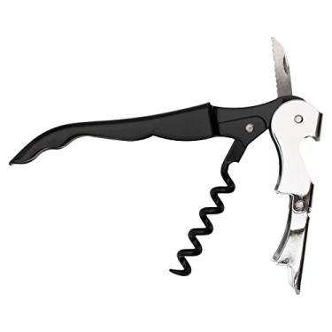 Imagem de Mimo Style Saca Rolha 2 Estágios, Compacto, 12cm, Produzido Em Aço Inoxidável e Ferro, Utensílio Leve, Pesa 50 gramas e Oferece Fácil Manuseio, Ideal Para Bares, Adegas, Restaurantes e Uso Doméstico