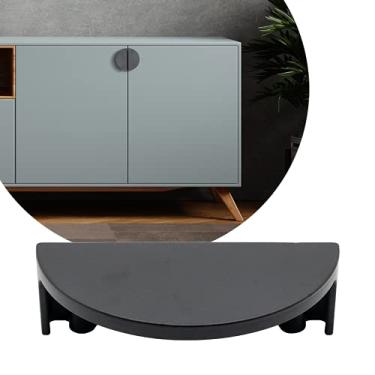 Imagem de 2 Uni Puxadores Concha Para Gaveta Armário Next Dourado 64mm (preto fosco)