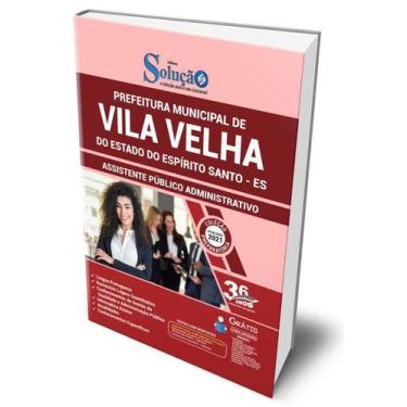 Imagem de Apostila Vila Velha 2021 Assistente Público Administrativo