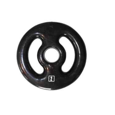 Imagem de Anilha Ferro Fundido Emborrachada Academia 2,0 Kg
