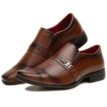 Imagem de SAPATO SOCIAL MASCULINO OXFORD ESTILO ITALIANO CAPPUCCINO 113 (42, CAPPUCCINO)