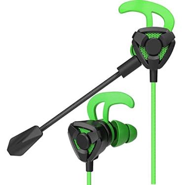 Imagem de Headset Fone Gamer Celular P2 PC PS4 PS5 com Microfone Lives jogos chat video conferência intra auricular, IBMKIDS (Verde)