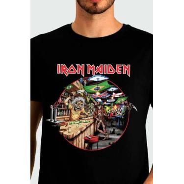 Imagem de Camiseta Oficial Iron Maiden Brasil Of0135 Consulado Rock - Consulado