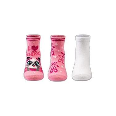 Imagem de Kit Meia Bebê Menina E Menino 3 Pares Algodão Puket